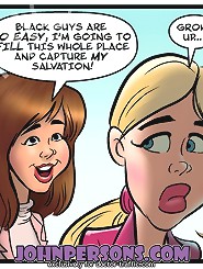 Horny slut getting ready for mindless interracial gang bang disgrace in street John Person comics