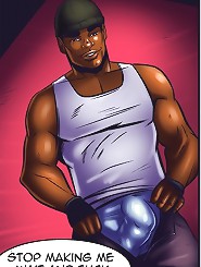 He must have took a viagra or something else on these cartoon porn pics