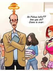 Sexy toons. Oh teacher Pinkus you taste very good! You had been amazing with my lips!