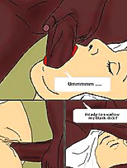 Two black cuckold geezers have almost destroyed mouth and pussy of this luscious blonde in interracial