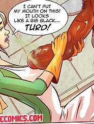 I cant put my mouth on this smelly cartoon cock! It looks like a big black TURD! Plus it smells awful!