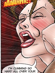 Your white pussy is cumming like a waterfall on this cartoon comic porn. Fuck I'm still cumming!